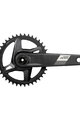 SRAM ručice s pretvaračem - APEX 1X WIDE D1 DUB 172.5 - crna