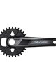 SHIMANO ručice s pretvaračem - DEORE M6100 170mm 30 - crna