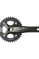 SHIMANO ručice s pretvaračem - ZEE M640 165mm - crna