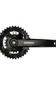 SHIMANO ručice s pretvaračem - ALTUS MT101 75mm 36/22 - crna