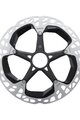 SHIMANO DISC RT-EM910 203mm - srebrna/crna