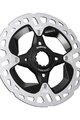 SHIMANO DISC XTR - MT900 140mm - srebrna/crna