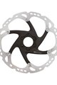 SHIMANO DEORE XT RT86 180mm - srebrna/crna