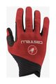 CASTELLI rukavice s dugim prstima - CW 6.1 CROSS - crvena