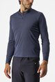 CASTELLI majica dugih rukava - TECH 2 HENLEY - plava