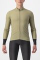 CASTELLI dres dugih rukava zimski - FLIGHT LS AIR - zelena