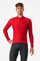 CASTELLI dres dugih rukava zimski - ESPRESSO THERMAL - crvena