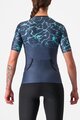 CASTELLI dres kratkih rukava - FREE SPEED 2W RACE - plava/tirkizna