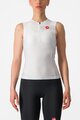 CASTELLI dres bez rukava - FREE W TRI - bijela/crna