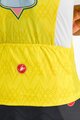 CASTELLI dres kratkih rukava - #GIRO107 OROPA - žuta/plava