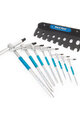 PARK TOOL set ključeva - SET T-ALLEN WRENCHES PT-THH-1 - plava/srebrna