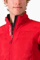 CASTELLI jakna otporna na vjetar - FLY THERMAL - crvena