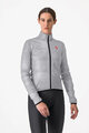 CASTELLI vodootporna jakna - SQUALL SHELL W - srebrna