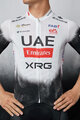 PISSEI dres kratkih rukava - UAE TEAM EMIRATES 2025 REPLICA - bijela/crna