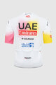 PISSEI dres kratkih rukava - UAE TEAM EMIRATES REPLICA - GIRO + TOUR 24 - bijela/ružičasta/žuta