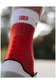 COMPRESSPORT čarape klasične - PRO RACING  V4.0 RUN HIGH - crvena/bijela