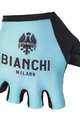 BIANCHI MILANO rukavice s kratkim prstima - DIVOR - svjetloplava/crna