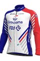 ALÉ dres dugih rukava zimski - GROUPAMA FDJ 20 WNT - crvena/bijela/plava